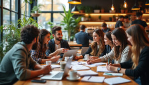 découvrez comment les cafés deviennent des espaces inspirants de brainstorming, favorisant la créativité, l'échange d'idées et la collaboration productive autour d'une bonne tasse de café.