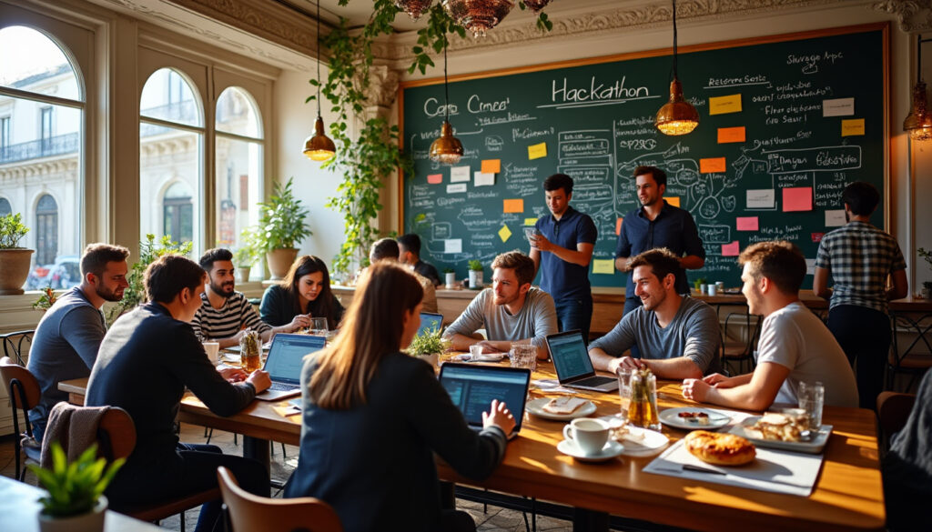 découvrez comment les hackathons organisés dans des cafés parisiens stimulent la créativité, favorisent l’innovation et rassemblent des passionnés de technologie dans une ambiance conviviale au cœur de la capitale.