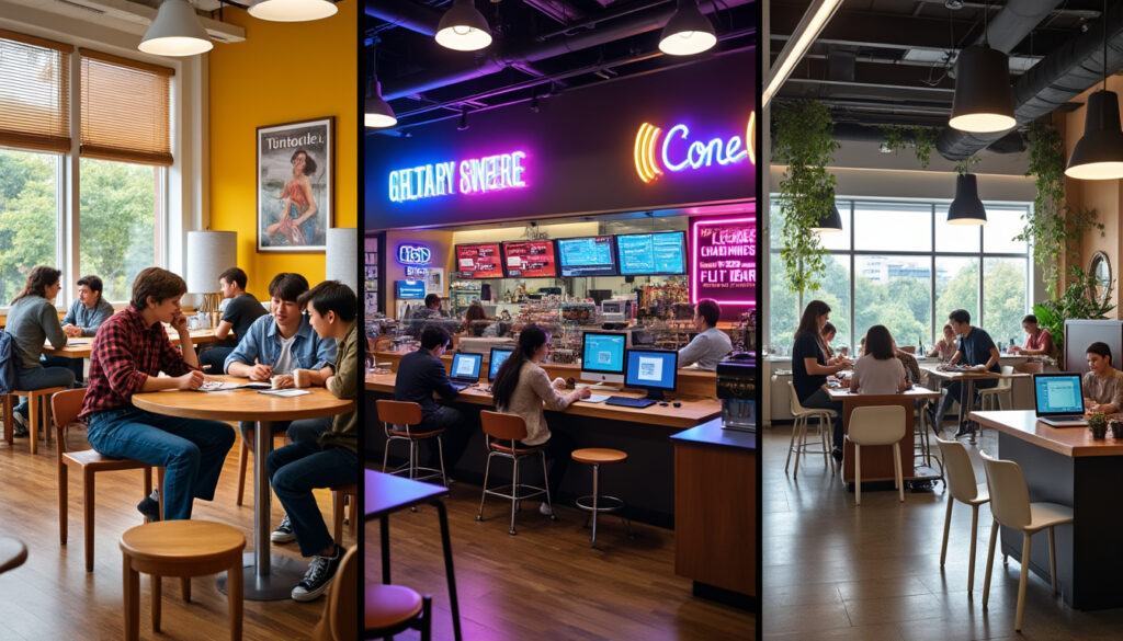 découvrez comment les cafés universitaires ont évolué au fil du temps, passant de simples lieux de restauration à de véritables espaces de vie et d’échanges pour les étudiants et le personnel enseignant.