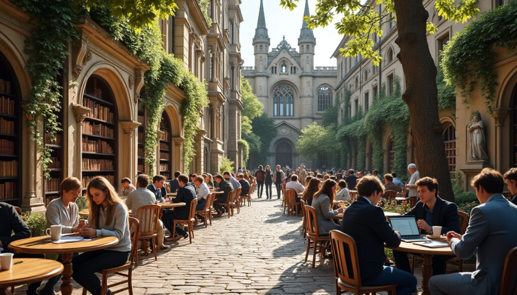 découvrez l’histoire fascinante des grandes universités à travers leurs cafés emblématiques, lieux de rencontre et d’inspiration pour des générations d’étudiants, intellectuels et artistes.