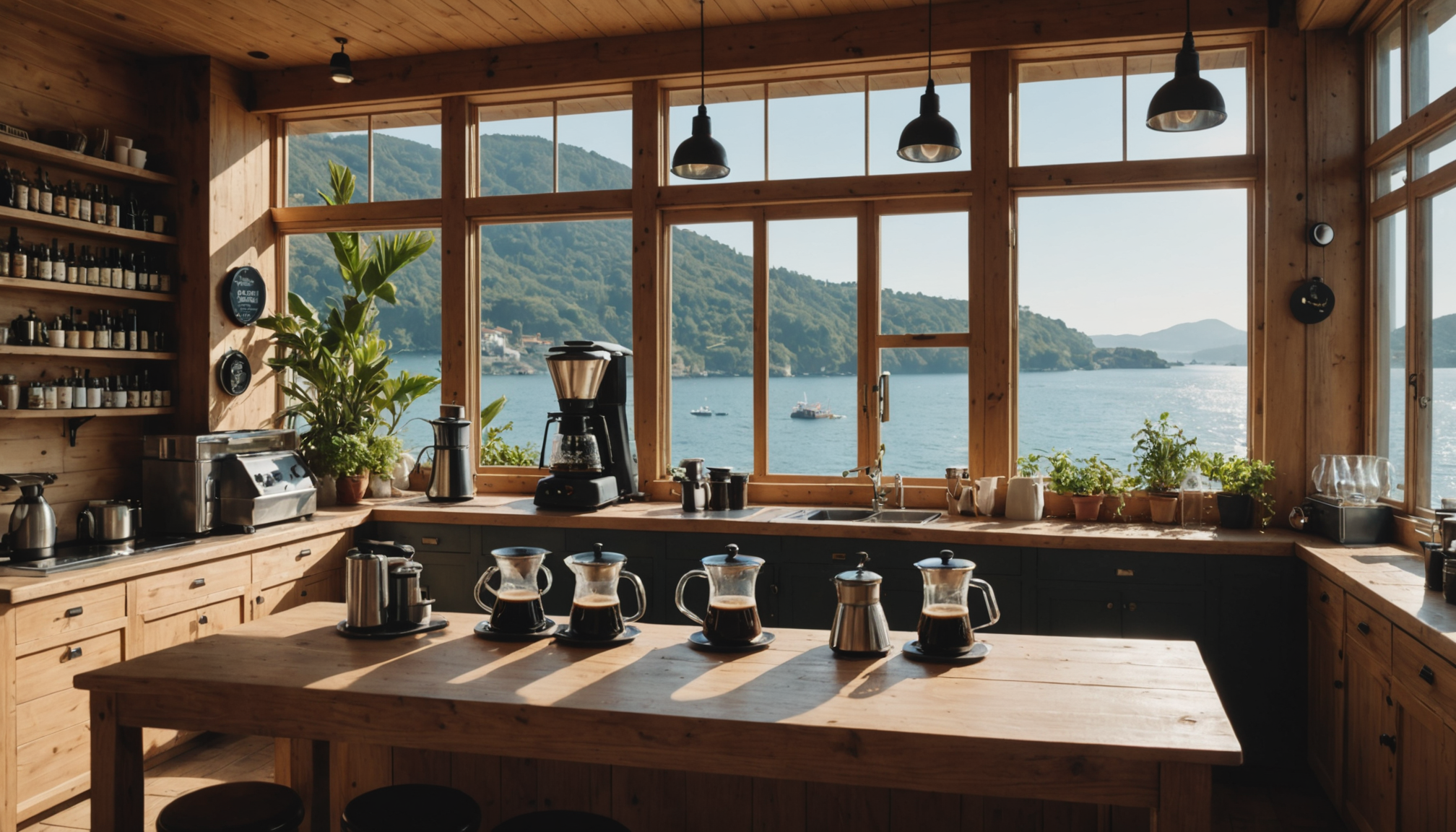 découvrez nos cafés de spécialité en bord de baie, profitez d'un slow coffee savoureux avec une vue imprenable sur la mer pour un moment de détente unique.