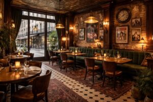 découvrez comment aménager un café restaurant à paris avec une décoration vintage unique et un mobilier sur mesure, alliant charme rétro et confort moderne pour une ambiance chaleureuse.