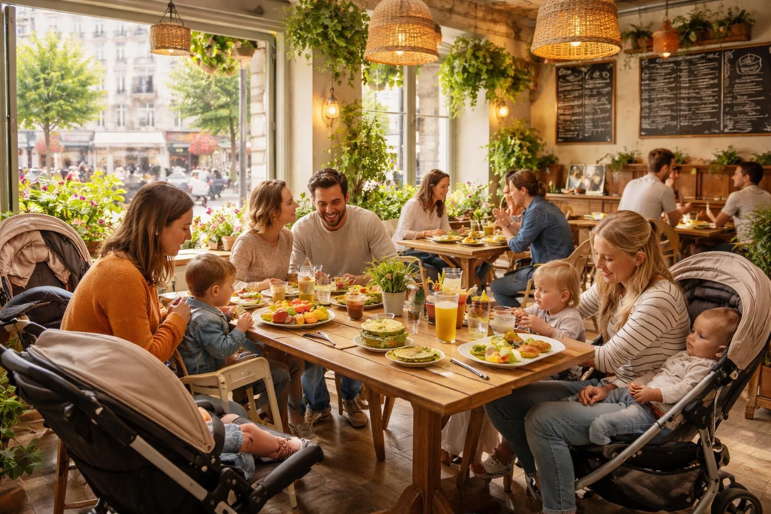 découvrez notre brunch familial à paris, convivial et accessible aux poussettes, avec des menus enfants équilibrés pour un repas gourmand et sain en famille.