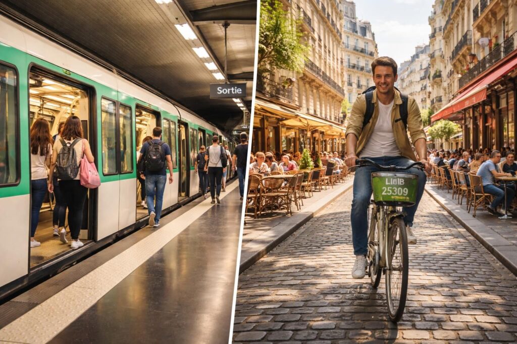 découvrez comment rejoindre facilement un café parisien en utilisant la ligne 4 du métro ou en vélib, pour profiter d'une pause détente au cœur de paris.