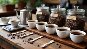 découvrez comment organiser une dégustation de café réussie, avec des astuces pour choisir les meilleurs cafés, préparer l'ambiance et apprécier chaque saveur.